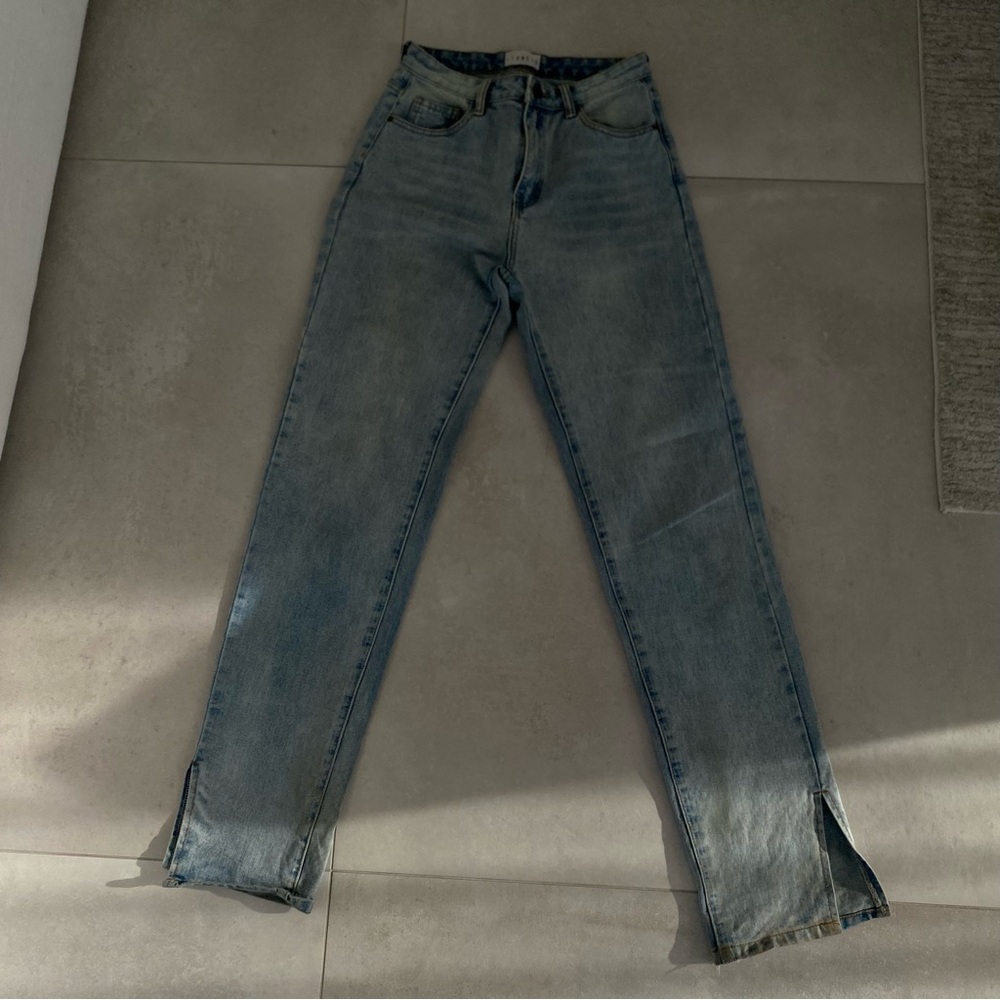 Lioness split hem jeans